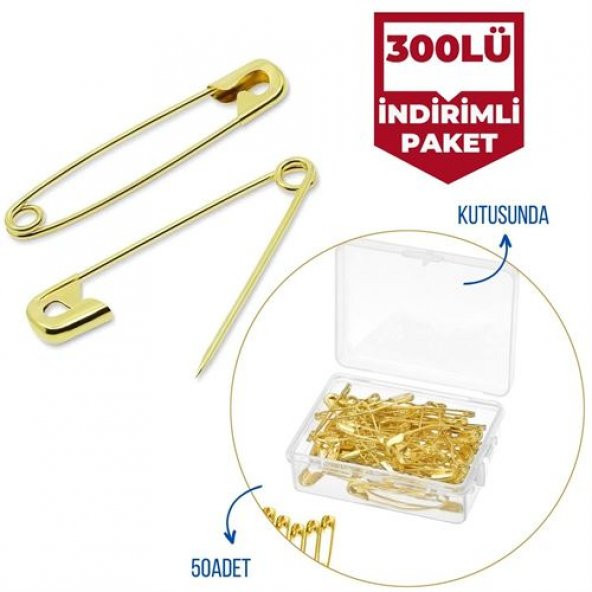 TransForMacion 300 Adet Kutulu Çengelli İğne 716898 - 2