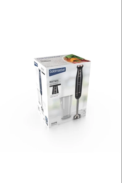Bestmix Hazneli 1500w 4 Bıçaklı Paslanmaz Çubuk El Blender Seti - 7