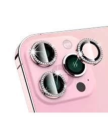 İphone 11 Pro Max  Taşlı Kamera Lens Koruyucu Çerçeveli Koruyucu - Resim 5