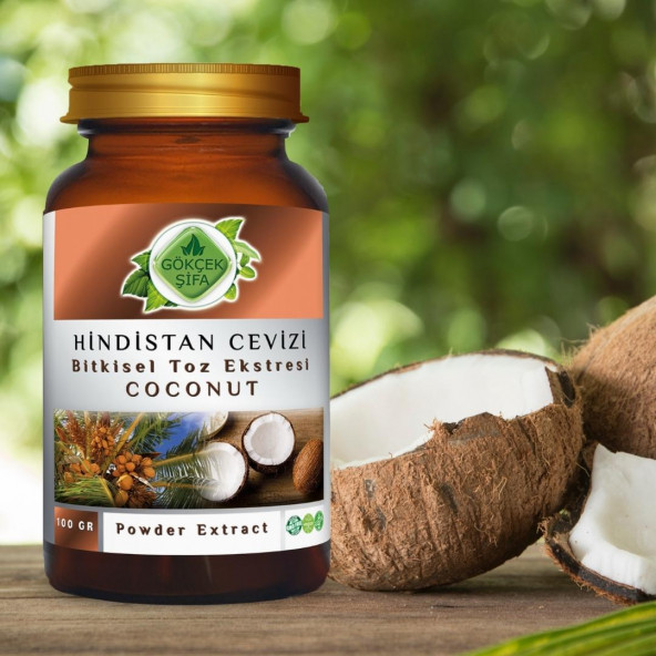 Hindistan Cevizi Toz Ekstresi 100 gr. Cam Kavanoz - 9