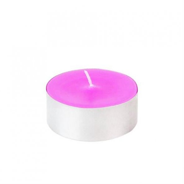 TransForMacion 12 Adet Pembe TeaLights Yuvarlak Mum 714704