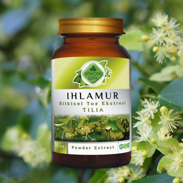 Ihlamur Toz (Tilia Cordata)Ekstresi 80 gr. Cam Kavanoz - 2