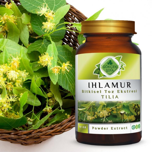 Ihlamur Toz (Tilia Cordata)Ekstresi 80 gr. Cam Kavanoz - 3
