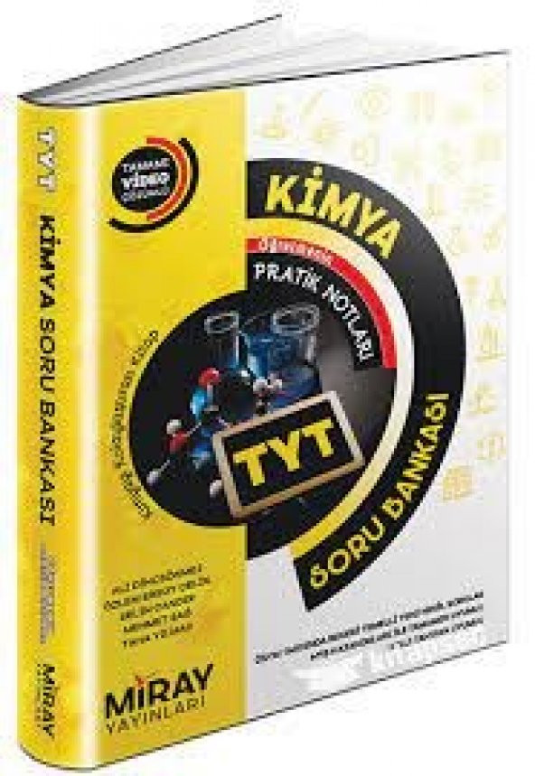 TYT Kimya Soru Bankası (Yeni) Tamami Video Çözümlü Miray Yayınları - 1