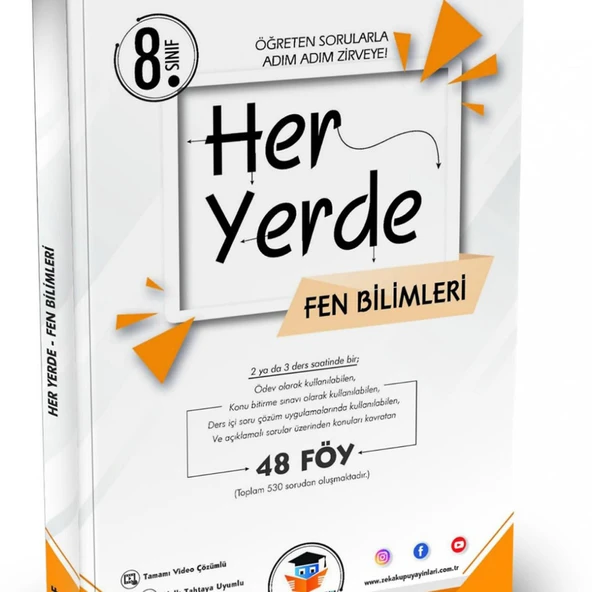 Zeka Küpü 8.Sınıf Heryerde Fen Bilimleri Föy