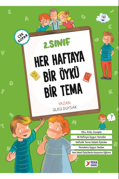 Yuva 2.Sınıf Her Haftaya Bir Öykü Bir Tema 80 Sayfa