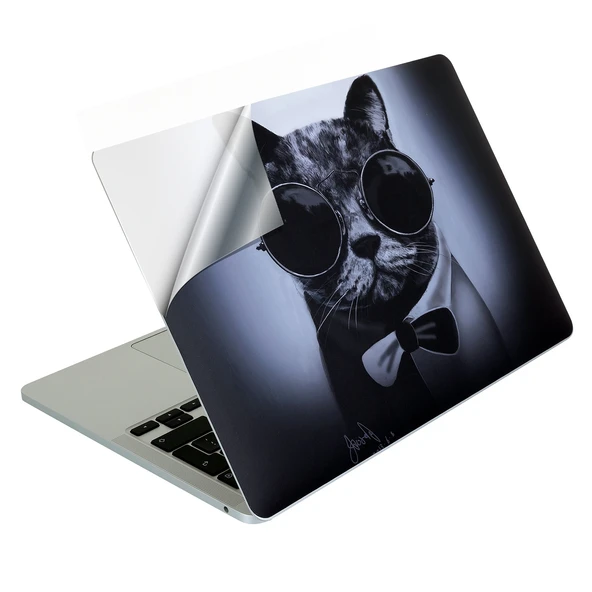 Macbook Pro Kılıf 13inç M1-M2 Laptop Sticker Koruyucu Kaplama A2338 ile Uyumlu Cat01NL ürün görseli