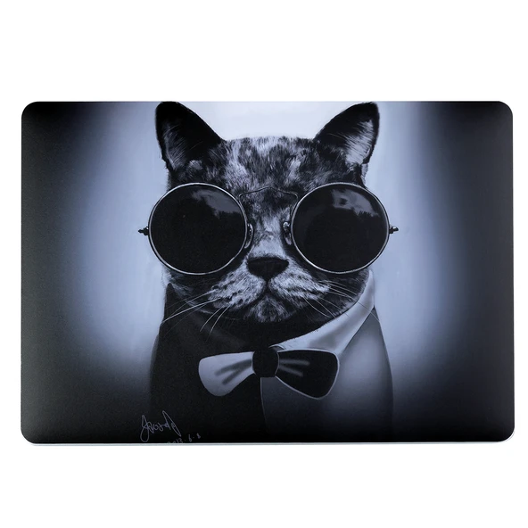 Macbook Pro Kılıf 13inç M1-M2 Laptop Sticker Koruyucu Kaplama A2338 ile Uyumlu Cat01NL - Resim 3