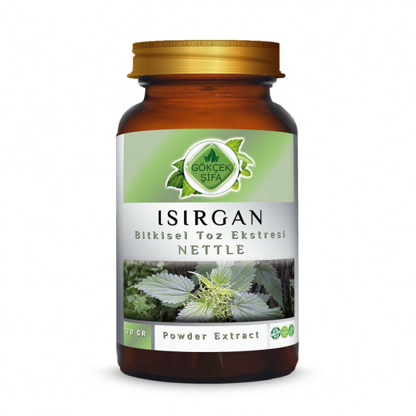 Isırgan Toz Ekstresi (Astragalus membranaceus)70 gr. Cam Kavanoz - 1