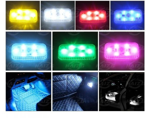 Dokunmatik Sensörlü Mini Led Lamba Şarj Edilebilir Çok Amaçlı 8 Farklı Renk - 2