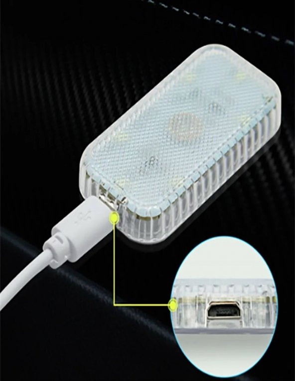 Dokunmatik Sensörlü Mini Led Lamba Şarj Edilebilir Çok Amaçlı 8 Farklı Renk - 6