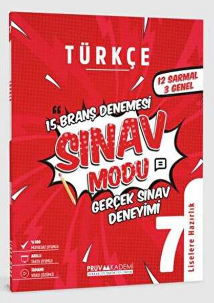 Pruva 7.Sınıf Türkçe Branş Denemesi