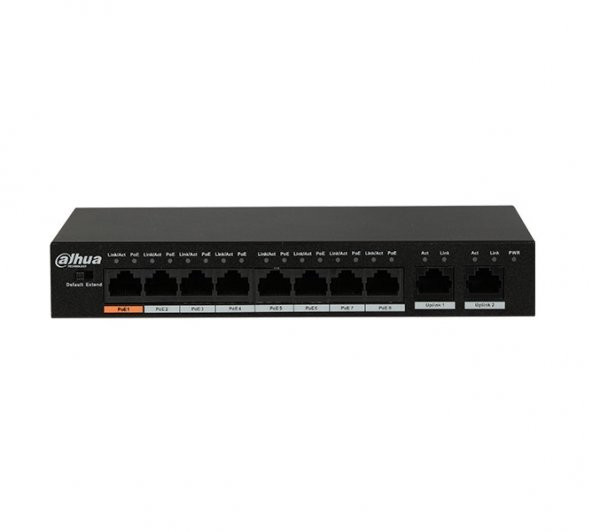 Dahua PFS3010-8ET-65 8 Port 10100 POE Switch