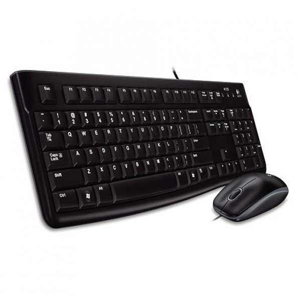 Logitech MK120 Q Usb Siyah Klavye + Mouse Set (920-002560)