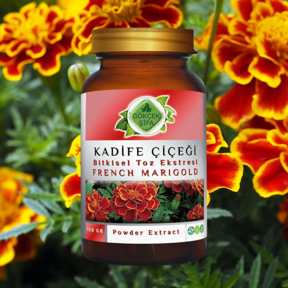 Kadife Çiçeği Toz Ekstresi 100 gr. Cam Kavanoz - 2
