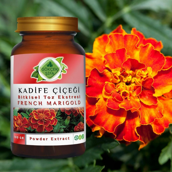 Kadife Çiçeği Toz Ekstresi 100 gr. Cam Kavanoz - 3