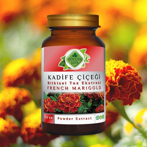 Kadife Çiçeği Toz Ekstresi 100 gr. Cam Kavanoz - 9