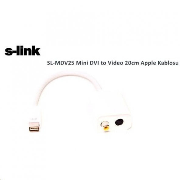 S-link SL-MDV25 mDVI-S-VIDEO (Apple Uyumlu)