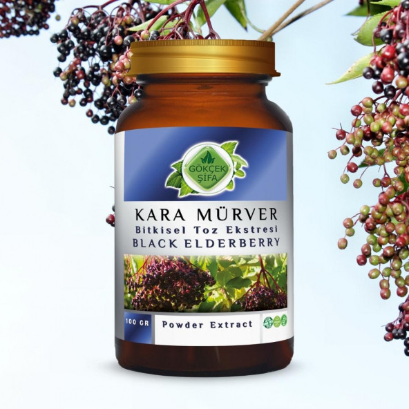 Kara Mürver Toz Ekstresi 100 gr. Cam Kavanoz - 2