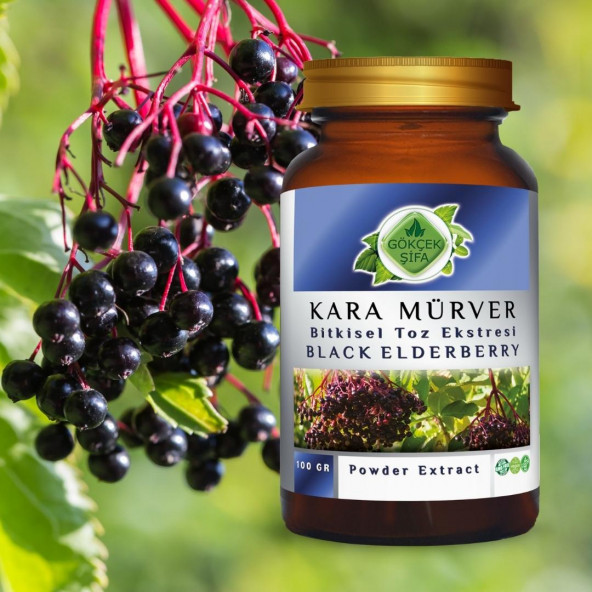 Kara Mürver Toz Ekstresi 100 gr. Cam Kavanoz - 5