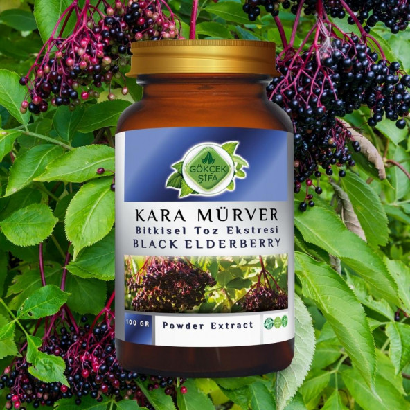 Kara Mürver Toz Ekstresi 100 gr. Cam Kavanoz - 7