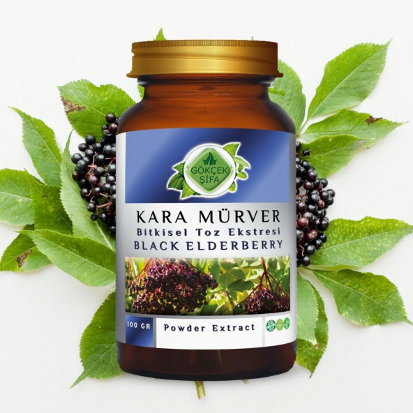 Kara Mürver Toz Ekstresi 100 gr. Cam Kavanoz - 8
