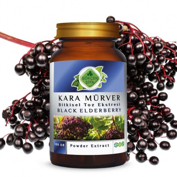 Kara Mürver Toz Ekstresi 100 gr. Cam Kavanoz - 9