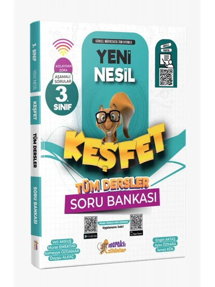 Meraklı Zihinler 3.Sınıf Yeni Nesil Keşfet Tüm Dersler Soru Bankası