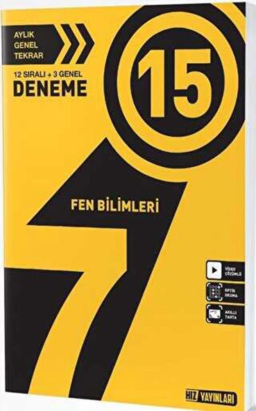 Hız 7. Sınıf Fen Bilimleri 15li Deneme