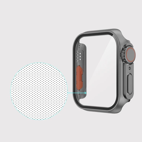 Apple Watch 38mm - Watch Ultra 49mm Kasa Dönüştürücü ve Ekran Koruyucu Watch Gard 26 - 6