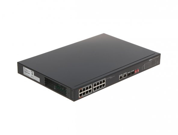DAHUA PFS3218-16ET-135 16FE PoE Port (135W), 2xCombo SFP Switch