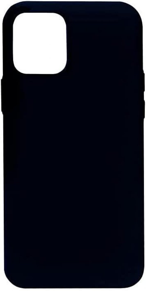 Keephone Apple iPhone 12 (6.7) Silikon Kılıf - Siyah