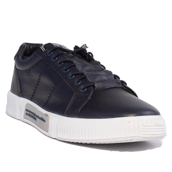 Hammer Jack 10220250 Basel Lacivert Günlük Erkek Deri Ayakkabı - 5