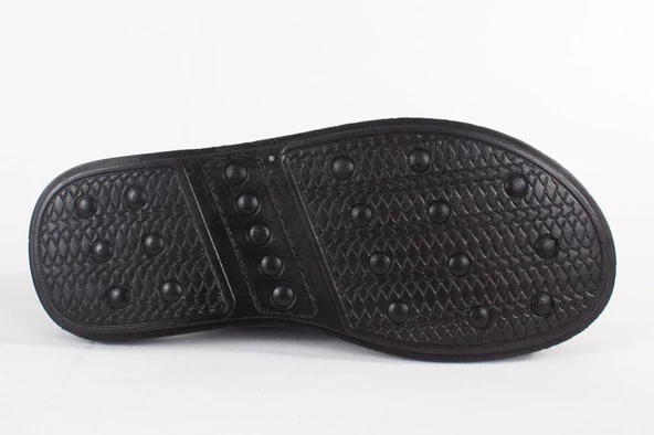 Hammer Jack 578165 Mildura Siyah Ortopedik Burun Kapalı Erkek Deri Terlik - 4