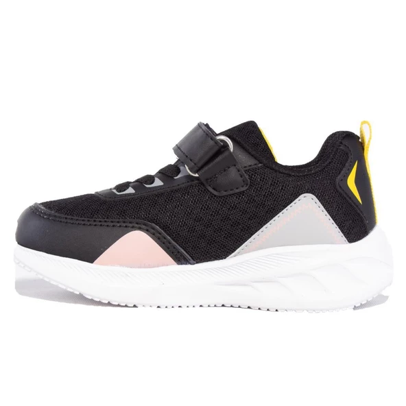 Jump 28110 Siyah Pembe Ortopedik Günlük Kız Çocuk Spor Ayakkabı - Resim 3