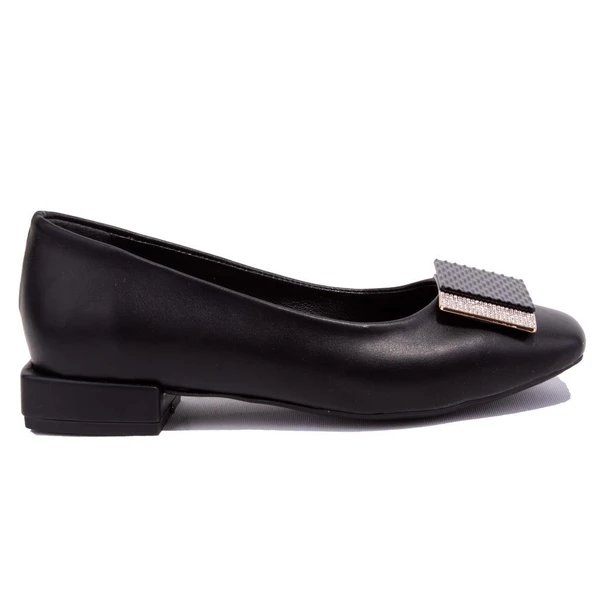 Dagoster DZA07-8243811 Siyah Klasik Topuklu Kadın Ayakkabı - 2