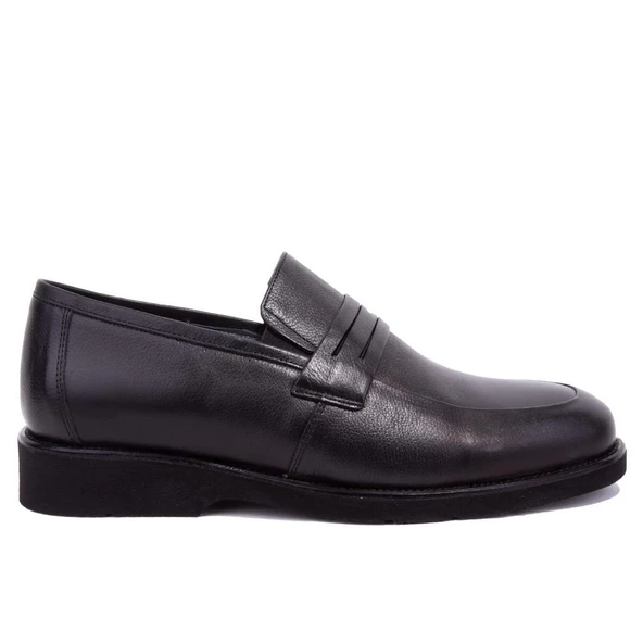 Dagoster DMA08- 028 Siyah Ortopedik Günlük Erkek Deri Ayakkabı - 2