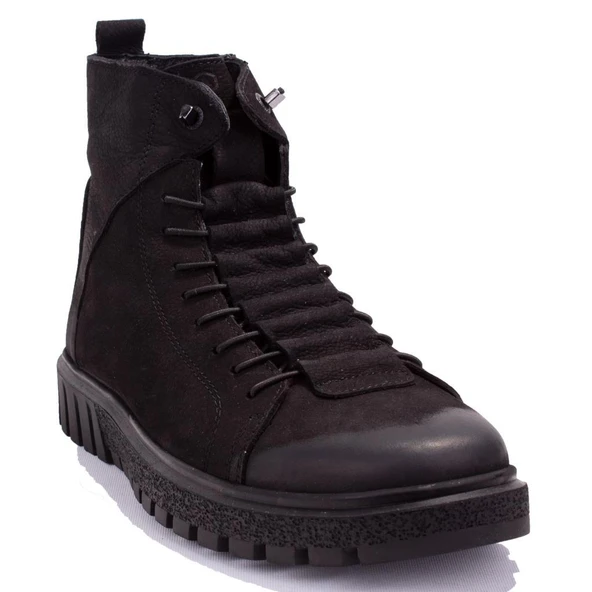 Hammer Jack 10217945 Siyah Ortopedik Günlük Deri Erkek Bot - 5