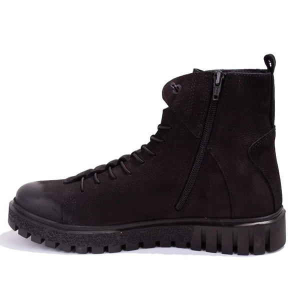 Hammer Jack 10217945 Siyah Ortopedik Günlük Deri Erkek Bot - 7