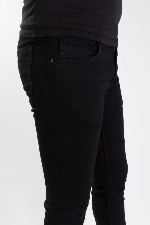 Colt  Jeans Perm 9133-134 Siyah Düşük Bel Dar Paça Erkek Jeans Pantolon