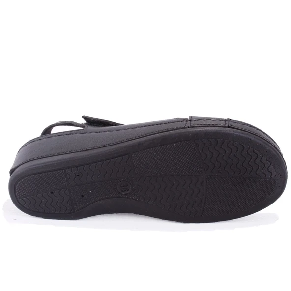 Dagoster DZA37-1810 Siyah Günlük Ortopedik Kadın Sandalet - 4