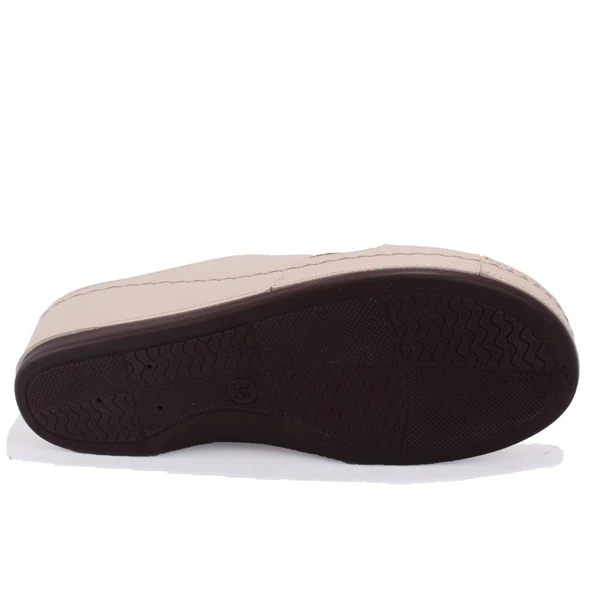 Dagoster DZA37-1802 Bej Günlük Ortopedik Kadın Terlik - 4