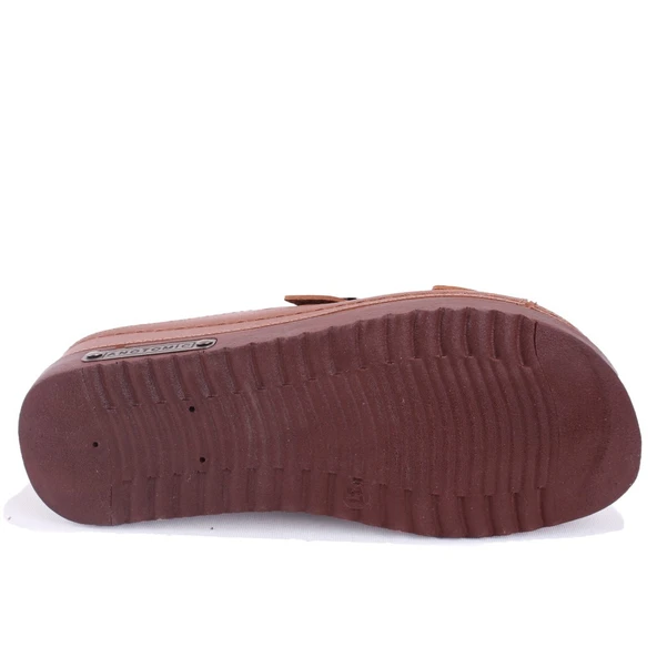 Dagoster DZA37-3001 Taba Günlük Ortopedik Kadın Terlik - 4