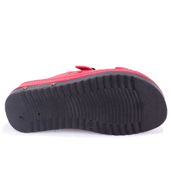 Dagoster DZA37-3001 Kırmızı Günlük Ortopedik Kadın Terlik - 4