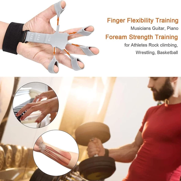 Valkyrie Gripster Bilek Kol Parmak Güçlendirici Egzersiz Aleti - 7