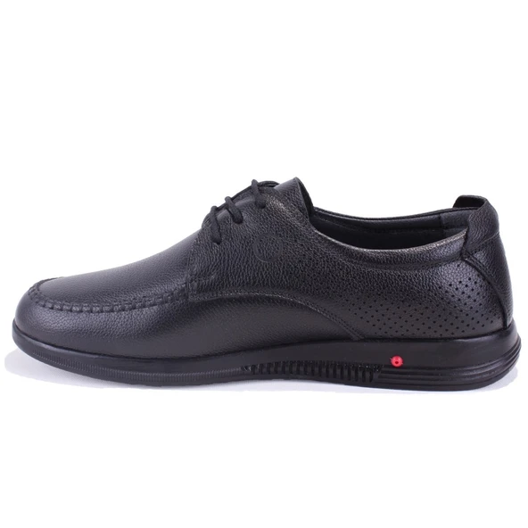 Dagoster DMA08-2002 Siyah Ortopedik Günlük Deri Erkek Ayakkabı - 7