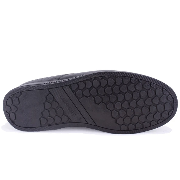 Dagoster DMA08-2002 Siyah Ortopedik Günlük Deri Erkek Ayakkabı - 8