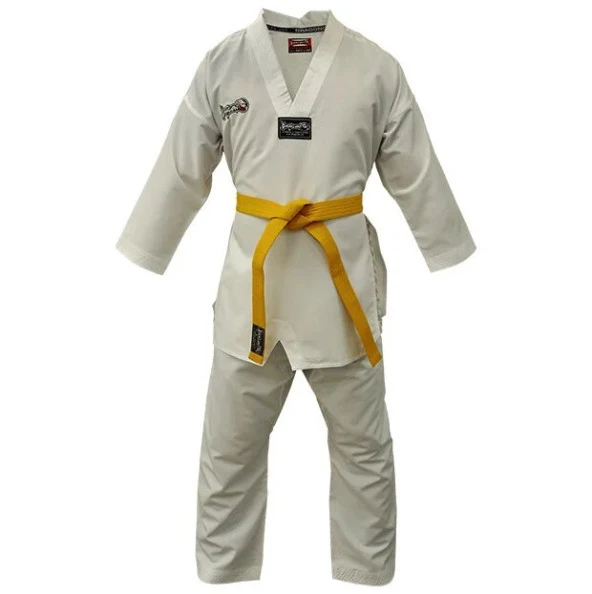10011 Fitilli Beyaz Taekwondo Elbisesi (10011)