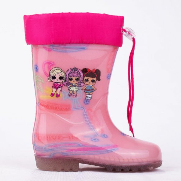 Lol Beal Fuşya Günlük Kız Çocuk Yağmur Çizme - 3