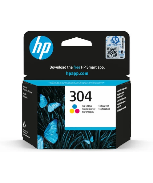 HP N9K05AE CMY Mürekkep Kartuş (304)